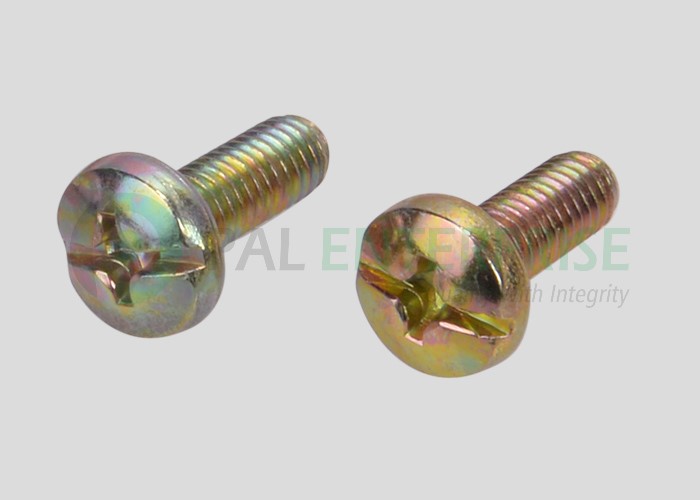 Brass Mushroom Combination Head Screw